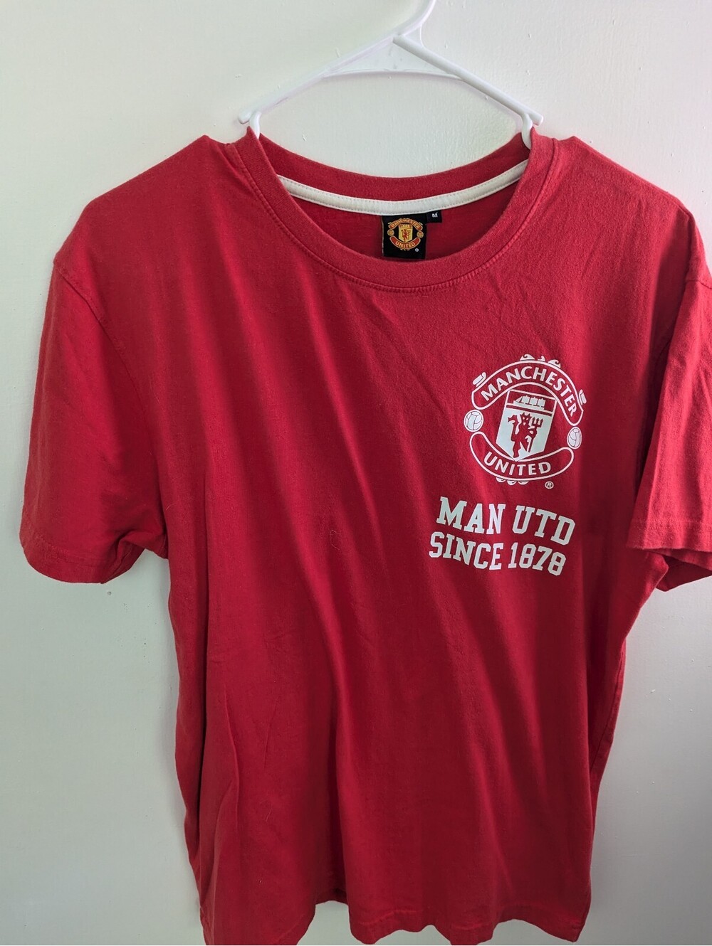 Manchester United Man Utd Since 1878 Graphic T-Shirt Red
